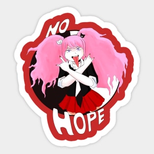 no hope Sticker